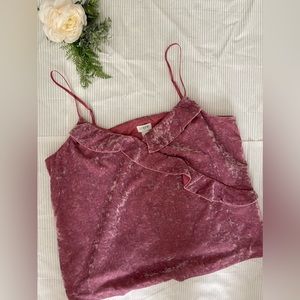 J. Crew Velour Tank Top